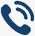 blue phone icon